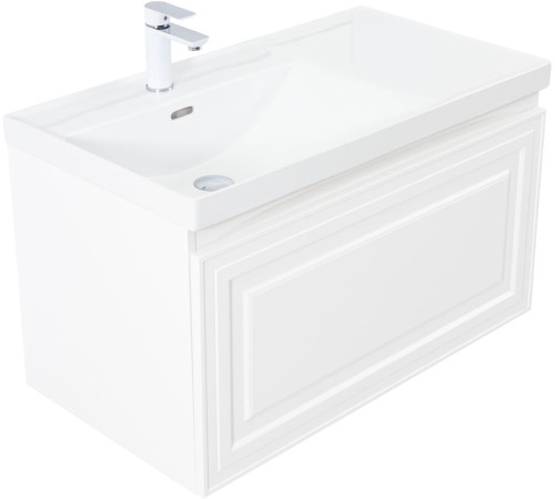 Тумба под раковину Aquanet Агата 90 белый сатин
