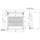 Тумба под раковину Aquanet Nova Lite 75 белый глянец (3 ящика)