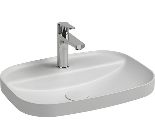 Раковина накладная Allen Brau Fantasy Sphere 55 4.11034.21 белый матовый