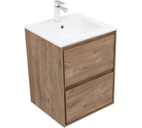 Тумба под раковину Aquanet Милан 50 дуб рустикальный