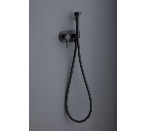 Смеситель с гигиеническим душем Allen Brau Priority 5.31005-31 (с внутренней частью) черный матовый