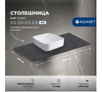 Столешница Aquanet Flat 100 графит