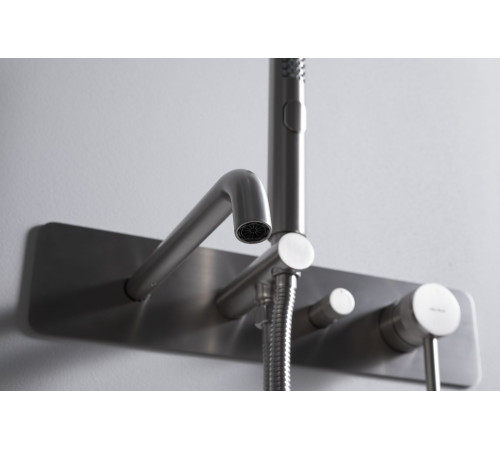 Смеситель для ванны Allen Brau Priority 5.31A06-BN (с внутренней частью) никель браш