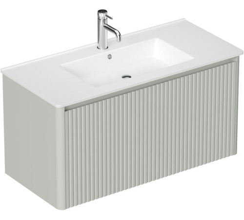 Тумба под раковину Allen Brau Gravity 100 1.370018.PWM папирус матовый