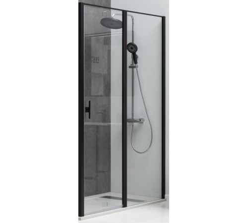 Душевая дверь Allen Brau Priority 140 3.31036.BBA черный браш