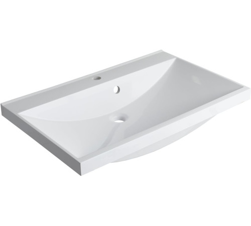 Тумба под раковину Aquanet Тренд 75 дуб рустикальный/белый сатин