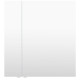 Зеркальный шкаф Aquanet Алвита New 80 Белый матовый