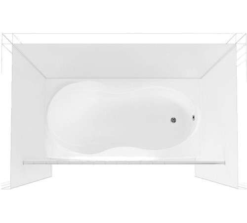 Карниз для ванны Aquanet прямой 130
