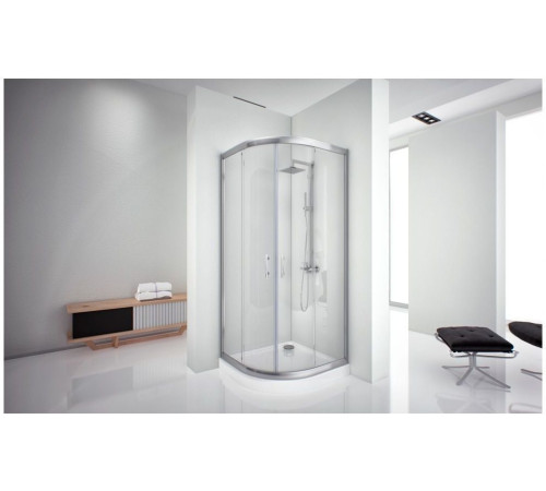 Душевой уголок Aquanet Alfa NAA2142 100x100, R550, прозрачное стекло