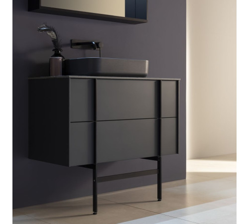 Тумба под раковину Allen Brau Reality 100 1.32007.AM антрацит матовый