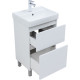 Тумба под раковину Aquanet Вега 50 напольная, белый глянец