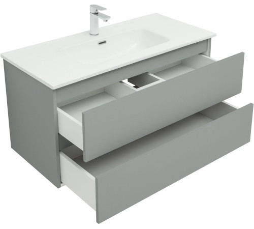 Тумба под раковину Aquanet Вега 2.0 100 мисти грин