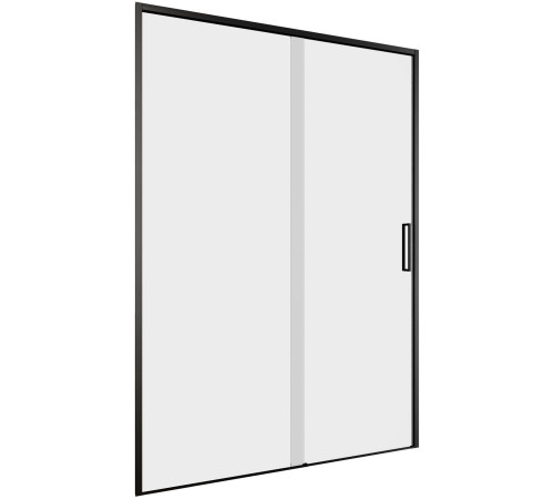 Душевая дверь Aquanet Pleasure Evo 130 AE65-N130-BT профиль черный, прозрачное стекло