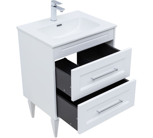 Тумба под раковину Aquanet Бостон new 60 белый сатин