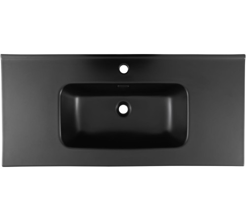 Раковина Aquanet Flat 100 черная матовая