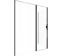 Душевой уголок Allen Brau Priority 160x80 3.31039.BBA + 3.31042.BBA черный браш