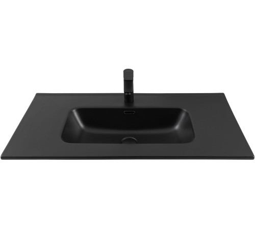 Раковина Aquanet Flat 90 черная матовая