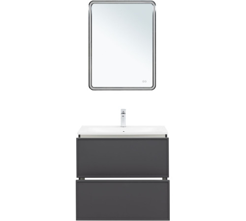 Тумба под раковину Aquanet Арт 75 ясень графит