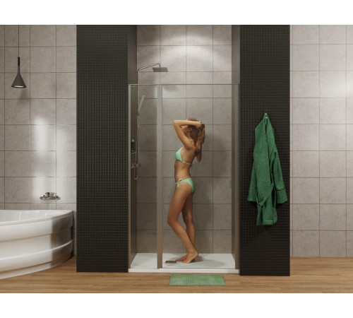 Душевая дверь Allen Brau Priority 140 3.31012.BBA черный браш