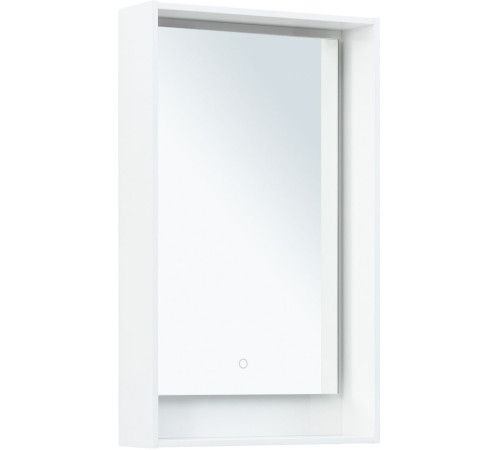 Зеркало Aquanet Милан 50 белый глянец