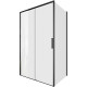 Душевой уголок Aquanet Pleasure Evo 120x80 AE65-120x80-BT профиль черный, прозрачное стекло