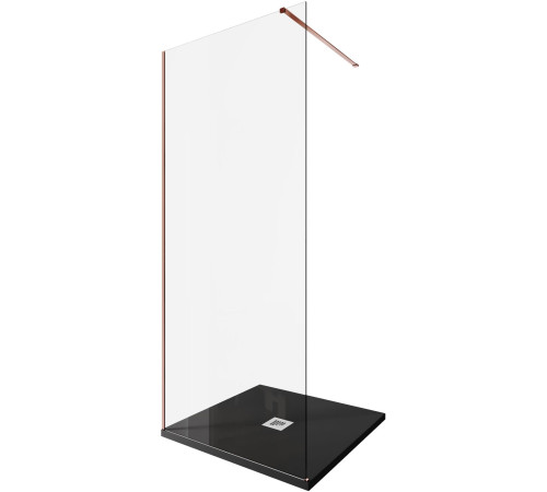 Душевая перегородка Allen Brau Infinity 1 90 3.21011.60 медь браш