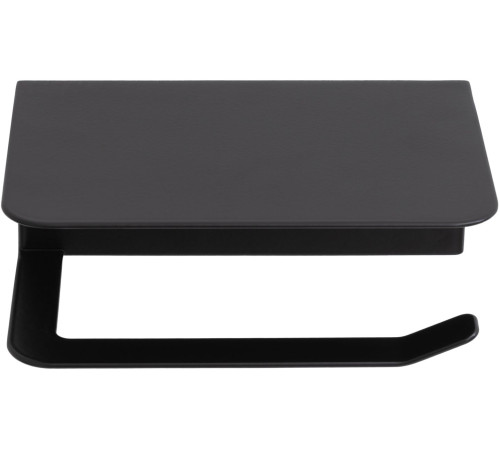 Держатель туалетной бумаги Aquanet Магнум черный матовый