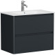 Тумба под раковину Allen Brau Gravity 80 1.370009.AM антрацит матовый