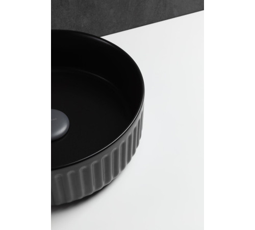 Раковина накладная Allen Brau Fantasy Line 36 4.11032.31 черный матовый