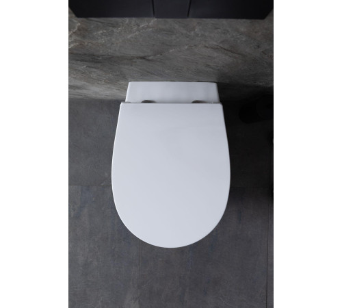 Чаша приставного унитаза Allen Brau Fantasy 4.11007.20 белый глянец