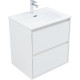 Тумба под раковину Aquanet Милан 60 белый глянец