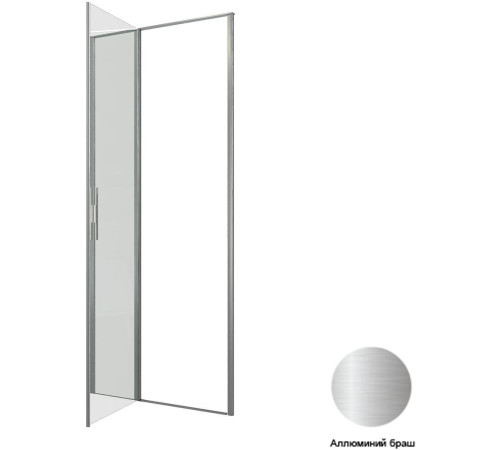 Душевая дверь Allen Brau Priority 90 3.31026.BA серебро браш