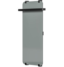 Полотенцесушитель электрический Allen Brau Infinity 100x44 с рейлингом 2.0 и креплением, черный матовый