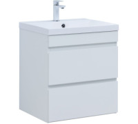 Тумба под раковину Aquanet Нота New 60 белый глянец