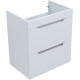 Тумба под раковину Aquanet Практика 60 белый матовый (2 ящика)
