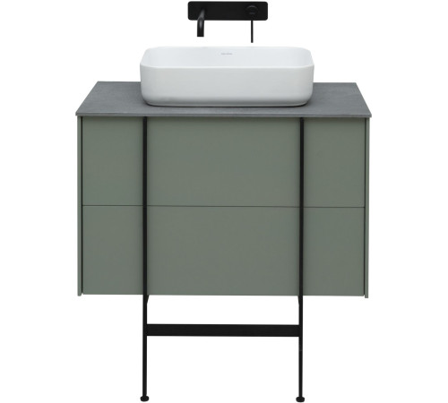 Тумба под раковину Allen Brau Reality 80 1.32005.CGM олива матовый