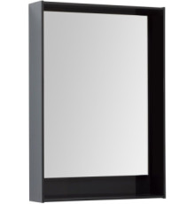 Зеркало Aquanet Милан 60 LED черный глянец