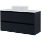 Тумба под раковину Allen Brau Activity 120 1.34007.AM антрацит матовый/черный браш