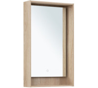Зеркало Aquanet Милан 50 дуб светлый