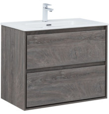 Тумба под раковину Aquanet Милан 80 дуб рошелье
