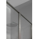 Душевая дверь Allen Brau Priority 140 3.31011.BA серебро браш