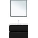 Тумба под раковину Aquanet Вега 2.0 80 черный