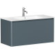 Тумба под раковину Allen Brau Gravity 100 1.370014.BGM синий матовый