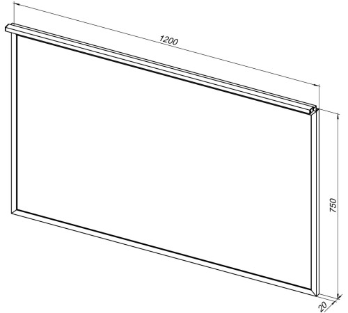 Зеркало Allen Brau Priority 120 1.31018.BB черный браш