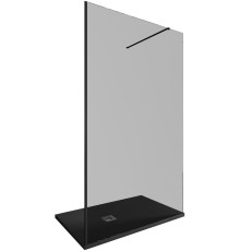 Душевая перегородка Allen Brau Infinity 1 120 3.21022.BBA.T черный браш