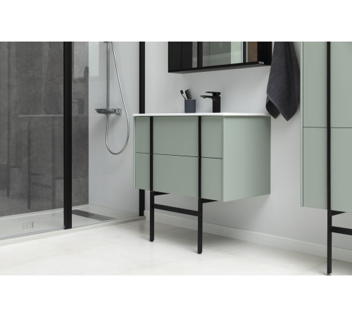 Тумба под раковину Allen Brau Reality 100 1.32007.CGM олива матовый