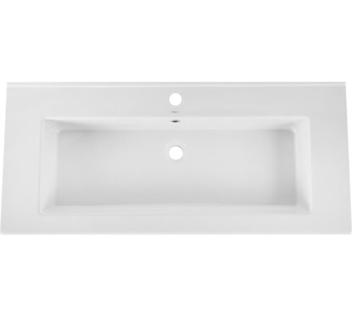 Тумба под раковину Aquanet Милан 105 белый глянец