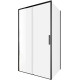 Душевой уголок Aquanet Pleasure Evo 110x80 AE65-110x80-BT профиль черный, прозрачное стекло