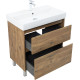 Тумба под раковину Aquanet Nova Lite 2.0 75 напольная, дуб рустикальный