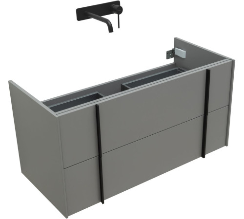 Тумба под раковину Allen Brau Reality 100 1.32007.PGM платина матовый